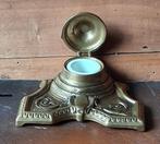Inkt potje. Art nouveau. Mod. Brevet. Frankrijk. Messing., Antiek en Kunst, Ophalen