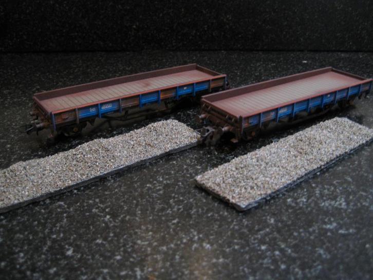 Roco 6600046 VolkerRail wagen exNS met lading (en 1 defect), Hobby en Vrije tijd, Modeltreinen | H0, Gebruikt, Wagon, Gelijkstroom