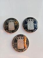 3 zilveren Dukaten rondom spotprijs, Ophalen of Verzenden, Koningin Beatrix, Overige waardes, Zilver