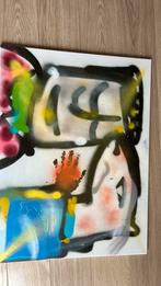 Modern graffiti herman brood geïnspireerd kunstwerk, Ophalen of Verzenden