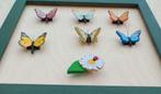 Houten jaarring steker vlinder en bloem, Kinderen en Baby's, Speelgoed | Houten speelgoed, Ophalen of Verzenden, Zo goed als nieuw