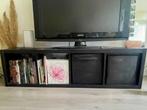 KEA KALLAX Shelf – black, 42x147 cm, Huis en Inrichting, Woonaccessoires | Wandplanken en Boekenplanken, Ophalen, Gebruikt