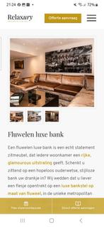 Luxe Croco Bank inclusief Luxe Kussens, Ophalen of Verzenden, Zo goed als nieuw