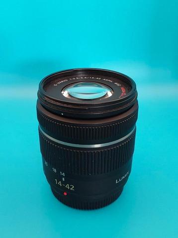 Panasonic Lumix G Vario 14-42 mm f3,5-5,6 Mega O.I.S. zwart beschikbaar voor biedingen