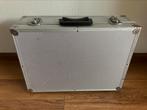 Aluminium metalen koffer ., Gebruikt, Minder dan 50 cm, Ophalen of Verzenden, Minder dan 35 cm