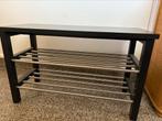 Schoenenrek ikea zwart met zitting, Ophalen, Zo goed als nieuw
