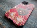 Phonecase / telefoonhoesje met hartjes & ogen (iPhone 12), Ophalen of Verzenden, Zo goed als nieuw, IPhone 12, Hoesje of Tasje