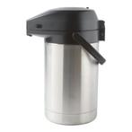 Thermoskan Met Pomp Inox 2 liter, Ophalen of Verzenden, Zo goed als nieuw