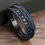 Nieuw Heren armband blauw nu voor 5 euro, Ophalen of Verzenden, Nieuw, Blauw