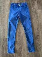 30 - H&M broek blauw stretch maat 152 gedragen, Kinderen en Baby's, Kinderkleding | Maat 152, Meisje, Ophalen of Verzenden, Broek