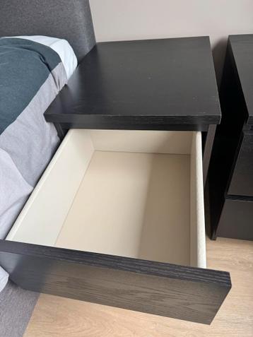 IKEA Malm Nachtkastjes - Set van 2 - afbeelding 3