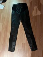 ONLY Zwarte Skinny Broek met Leather look - Maat XS, Kleding | Dames, Zwart, Nieuw, Ophalen of Verzenden, Maat 34 (XS) of kleiner