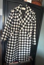 Milano Italy mantel jas – pied-de-poule motief 34/36, Ophalen of Verzenden, Zo goed als nieuw, Maat 34 (XS) of kleiner, Zwart