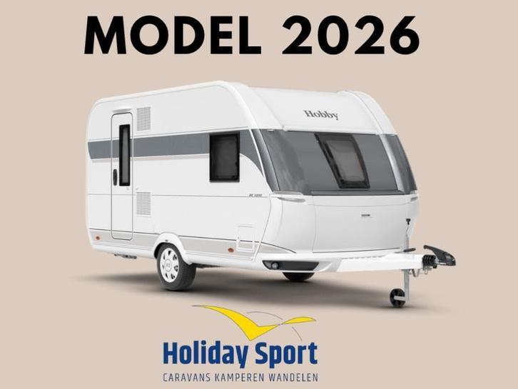 Hobby De Luxe 400 SFE Model 2026, Caravans en Kamperen, Caravans, Bedrijf, tot en met 3, 1000 - 1250 kg, Treinzit, Hobby, Frans bed