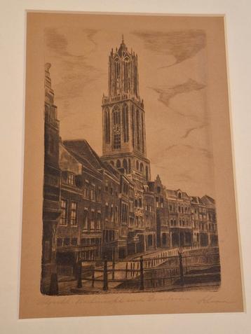 Ets van de Domtoren in Utrecht beschikbaar voor biedingen