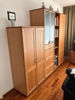 Gratis Grote houten wandkast, Ophalen, Gebruikt, 200 cm of meer, Met lade(s)