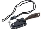 Fox Edge FE006 Fixed Blade Neck Knife 2" Satin Blade, Black/, Vintageknives.nl, Nieuw, Ophalen of Verzenden, Maarten@Vintageknives.nl
