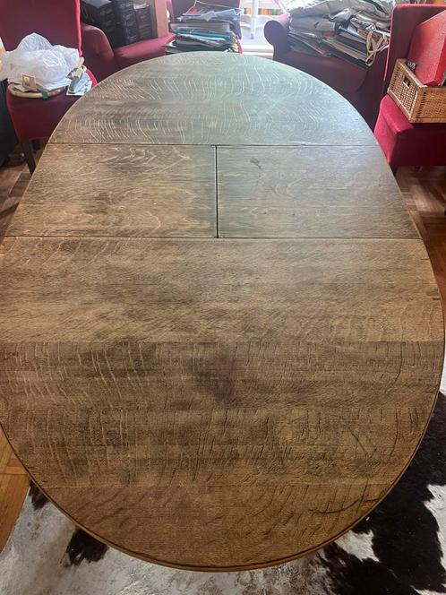 Houten eettafel (Ovaal), Huis en Inrichting, Tafels | Eettafels, Gebruikt, 50 tot 100 cm, Vijf personen of meer, Ovaal, Ophalen