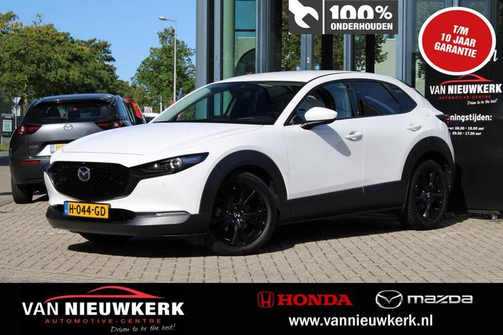MAZDA Cx-30 Skyactiv-X M-Hybrid 180pk Automaat Luxury Black, Auto's, Mazda, Bedrijf, Te koop, CX-30, ABS, Achteruitrijcamera, Adaptive Cruise Control