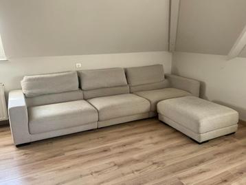 Design bank - 340 breed / 102 diep - Beige beschikbaar voor biedingen