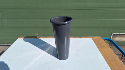 Bloempot Bloempotten,TecarFlor, ideal, antraciet 14 x 35 cm, Tuin en Terras, Bloempotten, Nieuw, Kunststof, Binnen, Balkon, Tuin