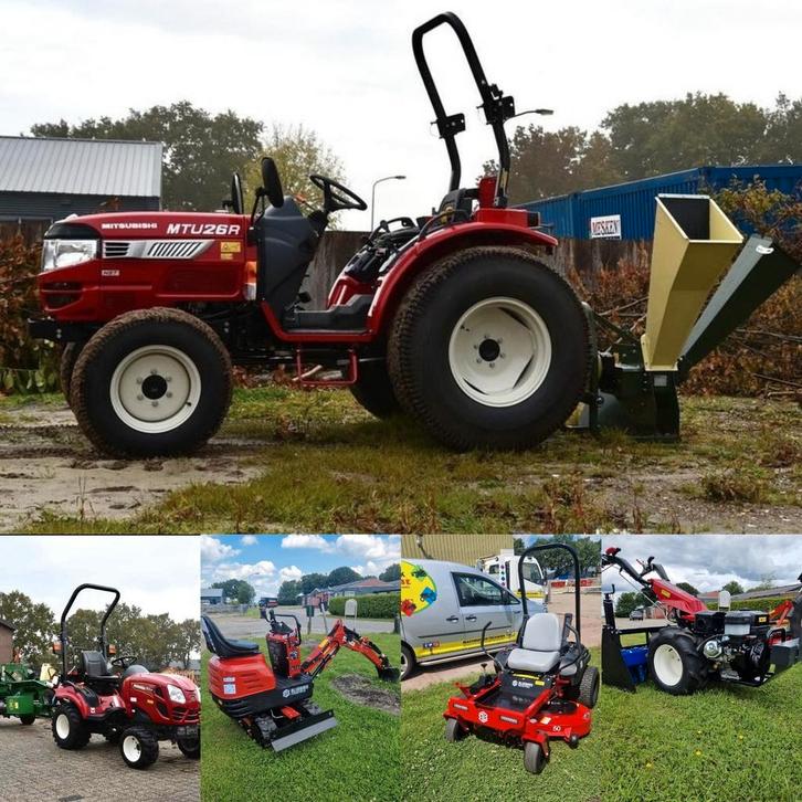 Lease jou machines eenvoudig bij ons !, Tuin en Terras, Zitmaaiers, Nieuw, 120 cm of meer, Ophalen of Verzenden