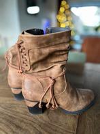 Cognac /bruine korte laarsjes van Rieker, maat 40, Kleding | Dames, Schoenen, Ophalen of Verzenden, Zo goed als nieuw, Bruin