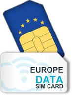 Gratis datasimkaart EUROPA, Telecommunicatie, Prepaidkaarten en Simkaarten, Nieuw, Prepaidkaart, Overige providers, Verzenden