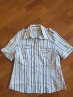 FER gestreepte blouse, maat 42, stretch, nieuwstaat, Ophalen of Verzenden, Zo goed als nieuw, Maat 42/44 (L), Blauw