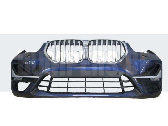 Bumper BMW X1 F48 Sport Line Facelift LCI 19-22 51117954212, Auto-onderdelen, Carrosserie en Plaatwerk, Bumper, Voor, Gebruikt