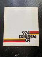Brochure folder Porsche 924 Carrera GT 1981 sneller dan 911, Ophalen, Gelezen, Porsche