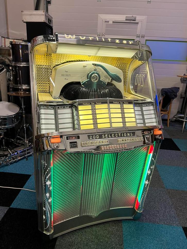 Wurlitzer 2000, Verzamelen, Automaten | Jukeboxen, Zo goed als nieuw, Wurlitzer, 1950 tot 1960, Met singles, Ophalen