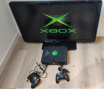 Xbox Classic set + games + Philips tv