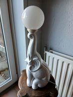 Vintage Olifant Tafellamp - 60s Keramiek, Antiek en Kunst, Ophalen of Verzenden