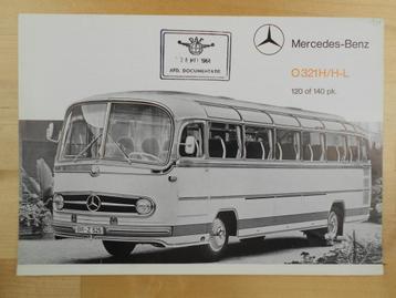 Mercedes O321 Bus Brochure 1964 – O 321 H H-L beschikbaar voor biedingen