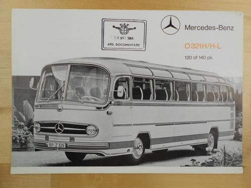 Mercedes O321 Bus Brochure 1964 – O 321 H H-L, Boeken, Auto's | Folders en Tijdschriften, Zo goed als nieuw, Mercedes, Ophalen