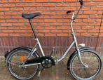 folding bike retro 1speed black/bare metal vouwfiets, Fietsen en Brommers, Fietsen | Vouwfietsen, Overige merken, 20 inch of meer