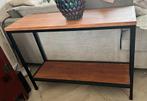 Industriële Sidetable met Bamboe Bladen, Ophalen, Gebruikt, 50 tot 100 cm, Metaal