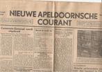 Apeldoorn Nieuwe Apeldoorsche courant uit 1947 met 4 blz, Ophalen of Verzenden, 1940 tot 1960, Krant