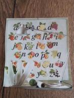 Borduurpatroon het fruit abc, Ophalen of Verzenden, Zo goed als nieuw, Handborduren, Patroon