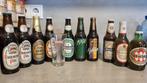 10 x vintage Heineken, Dommelsch, MÜTZIG & Buckler / '89-'99, Verzamelen, Ophalen of Verzenden, Zo goed als nieuw, Flesje(s), Heineken