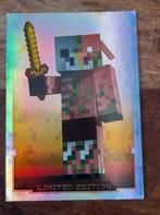 Minecraft zombified piglin trading cards limited edition, Ophalen of Verzenden, Zo goed als nieuw, Plaatje