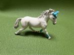Schleich Voltige Paard - Wit met Blauwe Details, Ophalen of Verzenden, Zo goed als nieuw