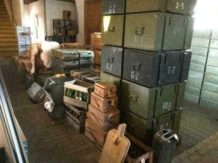 Grote legerkisten 43x55x76, Huis en Inrichting, Woonaccessoires | Kisten, Ophalen of Verzenden