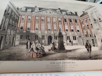 Amsterdam in schetsen 1861/69, 1ste druk , litho's compleet  beschikbaar voor biedingen