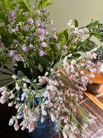 Vazen met kunstbloemen - Prachtige set!, Ophalen, Overige materialen, Overige kleuren, Zo goed als nieuw
