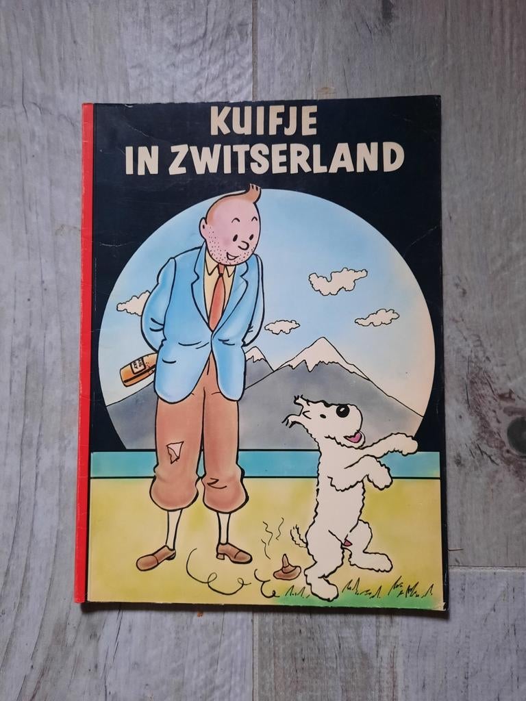 Kuifje in Zwitserland, Eén stripboek, Ophalen of Verzenden, Gelezen