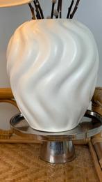 Japandi vintage rib vaas organisch crème Plateelbakkerij, Ophalen