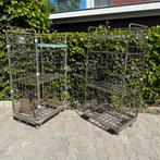 3x rolcontainer met inklabare legborden, Ophalen, Gebruikt, Transportkar