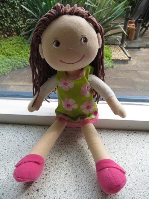 Pop meisje meisjespop Coco merk Haba meet ca 32 cm, Kinderen en Baby's, Speelgoed | Knuffels en Pluche, Zo goed als nieuw, Overige typen